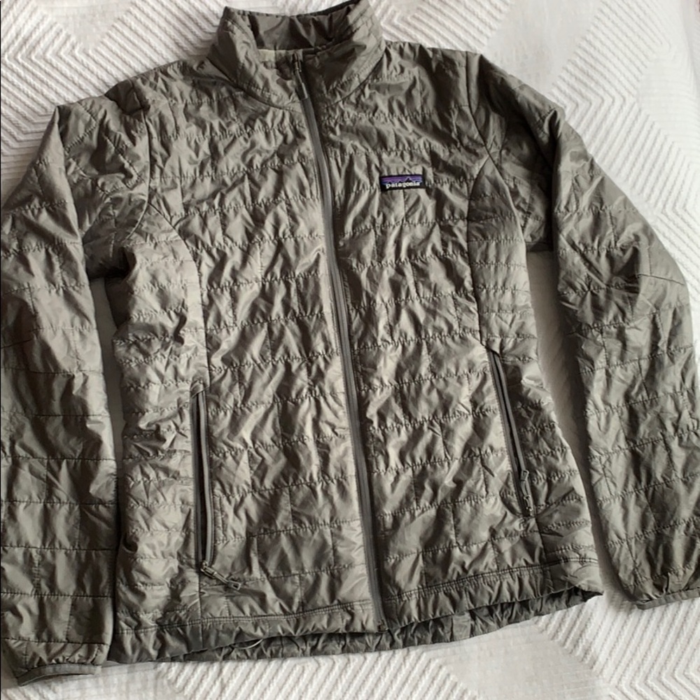 Silver Patagonia Nano Puffy Jacket